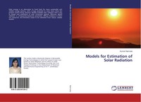 Kumari Namrata | Models For Estimation Of Solar Radiation | Taschenbuch (2018)