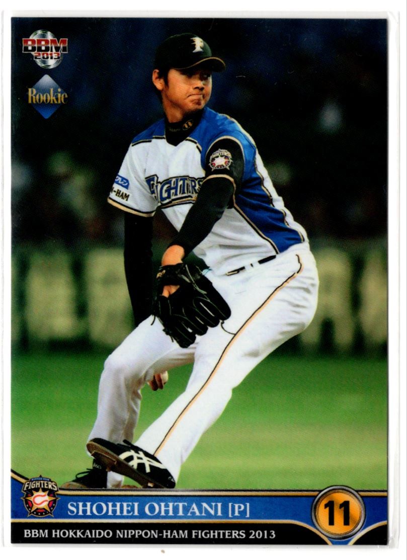 2013 BBM Hokkaido Nippon-Ham Fighters Pitching Shohei Ohtani Rookie #F02A