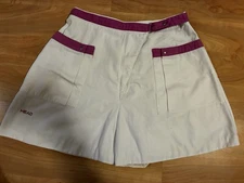Vintage HEAD Women’s  White Tennis Shorts 1980s/90s Size 2