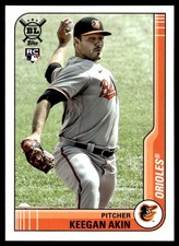 2021 Topps Big League Keegan Akin RC Baltimore Orioles #36 11001