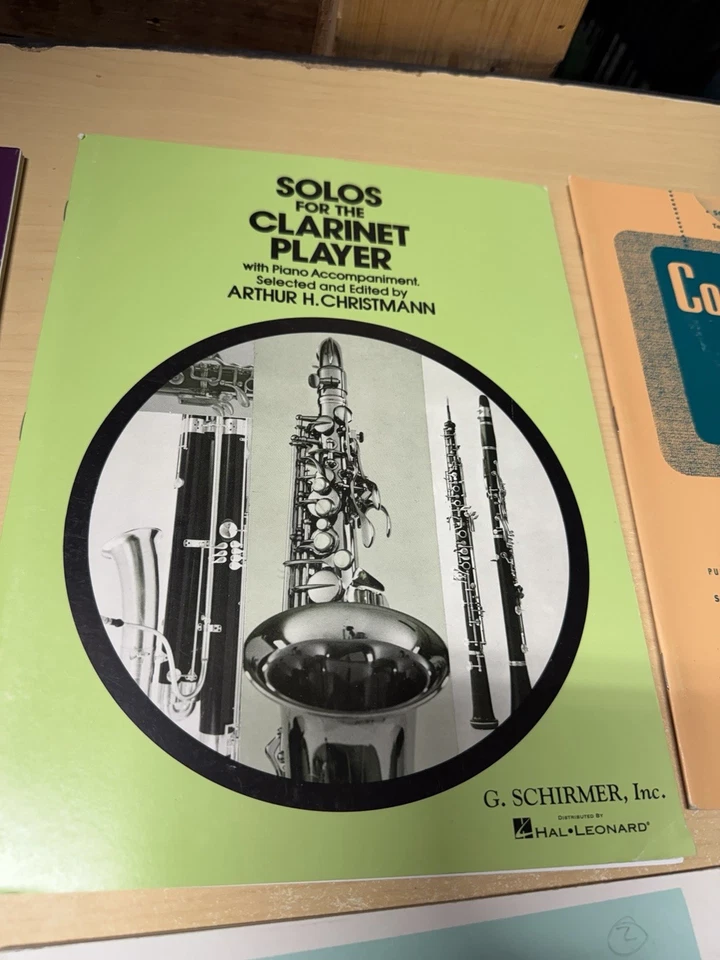 Lot of 4+ lbs Sheet Music Pieces,  Clarinet Master Solos, w/CD - Image 3 of 4