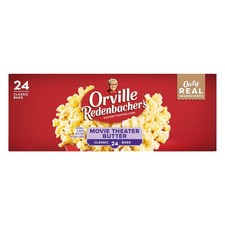 Orville Redenbacher  s Microwave Popcorn, Movie Theater Butter Flavor, 3g Fibe...