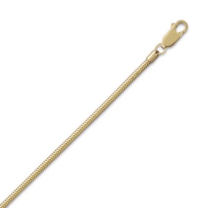 Authentic Gold Plated 14/20 Gold Filled Snake Chain - Holiday, Birthday | Layering, S