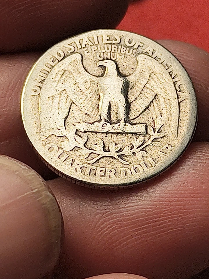 Quarto di dollaro stati Uniti Moneta argento 1939 quarter dollar silver USA - Immagine 2 di 4