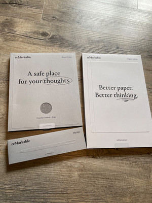 Remarkable 2, Wi-Fi Mit Marker und Book Folio, Tablet, E Ink Displaymarke