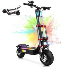Adult electric scooter, dual motors 5600W, 60V, 38AH, folding design, 12-inch ro