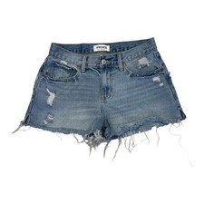 RSQ Vintage High Rise Distressed Denim Jean Shorts