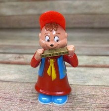 ALVIN AND THE CHIPMUNKS Wind Up Toys ALVIN Harmonica Band 1983 Vintage 5  Works