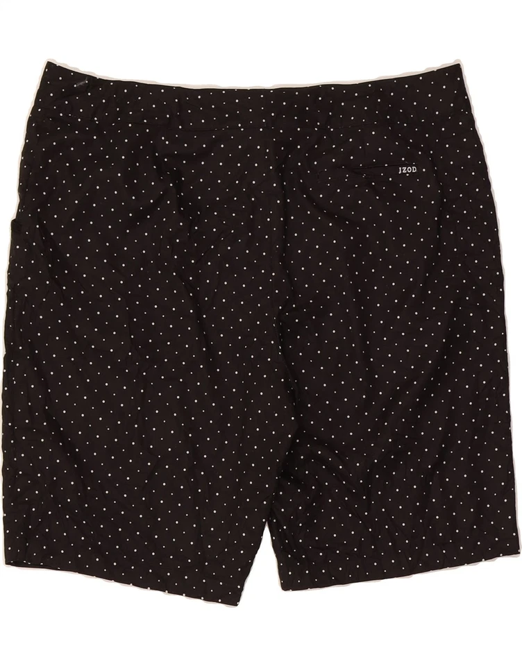 Женские шорты-чино для гольфа IZOD размер 18 2XL W40 черные пятнистые полиэстер CY01 - Изображение 2 из 3