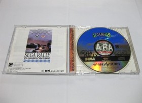 SS Working Set Summary SEGA Sega Saturn Instruction Case D's Dinner Sega Rally