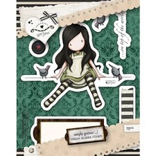Santoro Gorjuss Rubber Stamps Collectables - On Top Of The World Scrapbooking