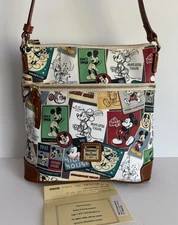 Disney Dooney & Bourke Mickey Through the Years 2016 Handbag Read Description