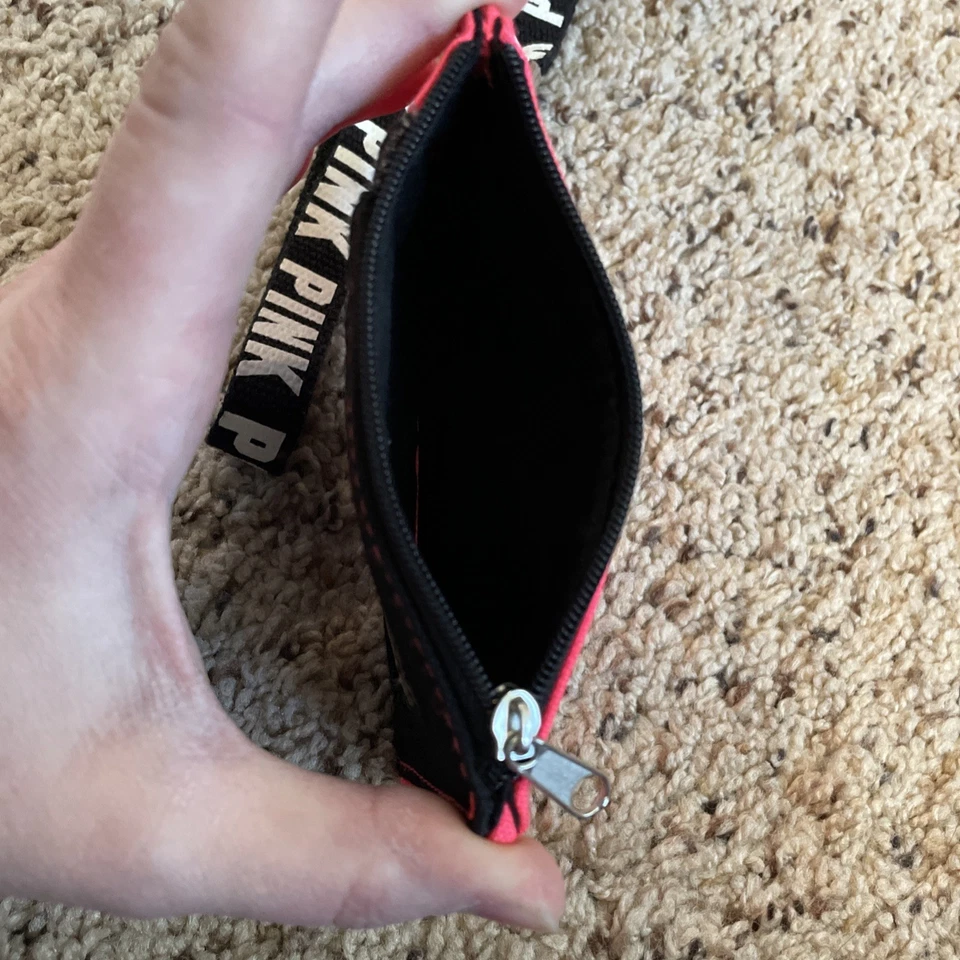 Victoriaβs Secret VS Pink GRAPHIC HOT PINK MARL Lanyard LIMITED ED ID Holder NWT - Image 3 of 4