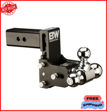 B&W Tow & Stow 3-Ball Mount 2-1/2 Hitch 4-1/2...