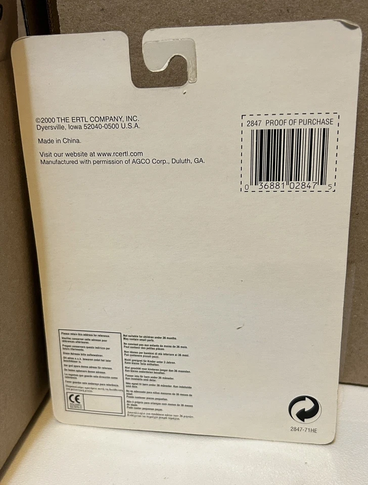 AGCO White 6175 Tractor 1/64 Scale by ERTL 2001, farm toys - Image 4 of 4