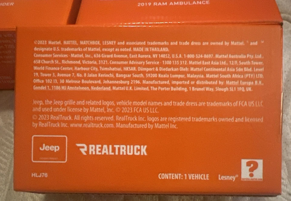 Matchbox Collectors Jeep Gladiator Creations Exclusive New/Sealed  - Image 2 of 2