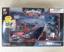 Power Rangers SPD SHADOW Uni-Force Cycle Ranger Action Figure NEW Original Box