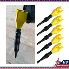5-piece Flexible Plastic Fuel Funnel Retractable Wide Mouth Design Automotive E 5-piece Flexible Plastic Fuel Funnel Retractable Wide Mouth Design Automotive E