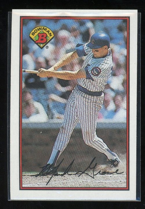 1989 Bowman Collector's Edition (Tiffany) Mark Grace #291
