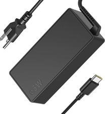 New 65W USB-C Laptop Charger Type-C Power Adapter for Chromebook Dell HP Lenovo