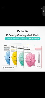 Dr. Jart+ Cryo Rubber Mask Hydrating Brightening Soothing Hyaluronic Niacinamide