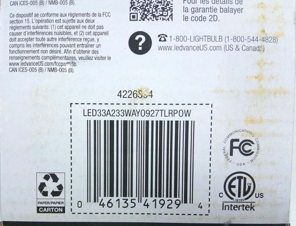 Sylvania Truwave 41929 LED Bulb 3-Way A23 Lamp Soft White Light - Image 2 of 4