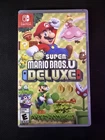 New Super Mario Bros U Deluxe Nintendo Switch Complete Tested Working