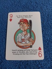 Jay Bruce Card Cincinnati Reds Hero Decks Playing Card Baseball Card MLB