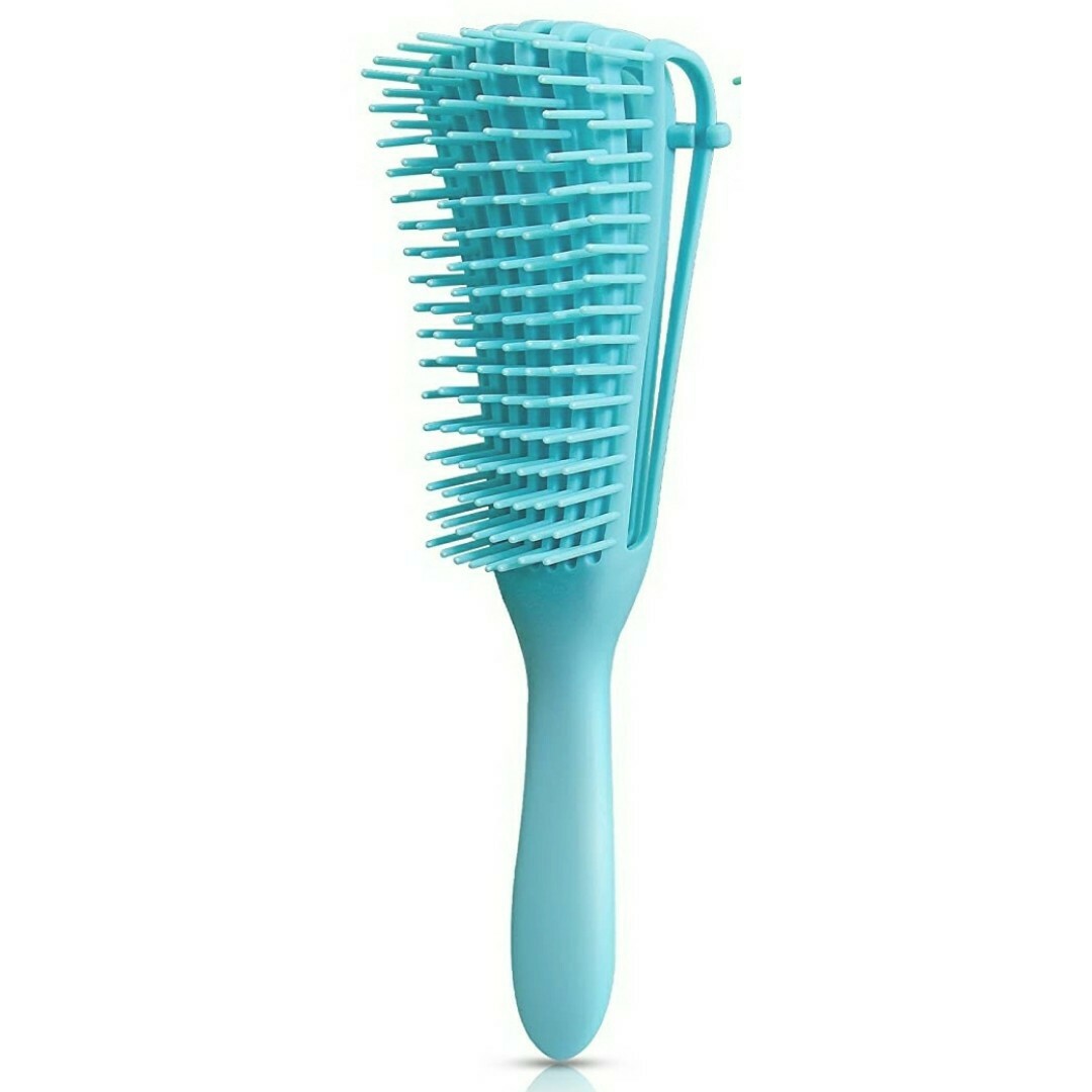 EZ Anti-Static Detangler Hair Brush for Salon Styling in Baby Blue-image