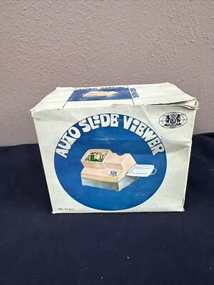VINTAGE  AUTO SLIDE VIEWER Chadwick - Miler For Half Size, 35 mm &4x4