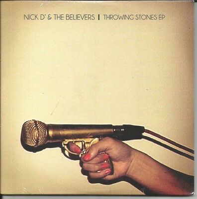 NICK D & THE BELIVERS Throwing Stones EP UNRELEASED trx ORIGINAL 3TRX CD SEALED