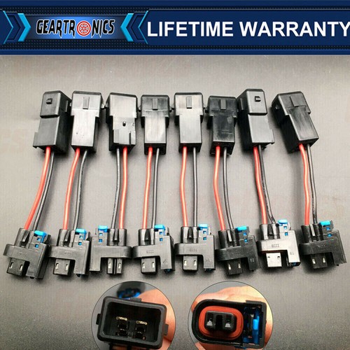 8PCS LQ4 LQ9 4.8 5.3 6.0 Delphi wire Harness to LS1 LS6 EV1 Injector Adapters! - Picture 2 of 11