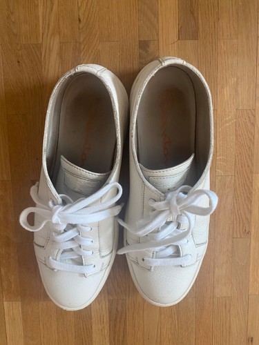 Santoni weiße Sneaker Hirschleder Gr 39 - Bild 11 von 13