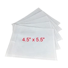 100-1000 4.5" x 5.5" Clear Packing List Enclosed Envelopes Pouch Self Adhesive