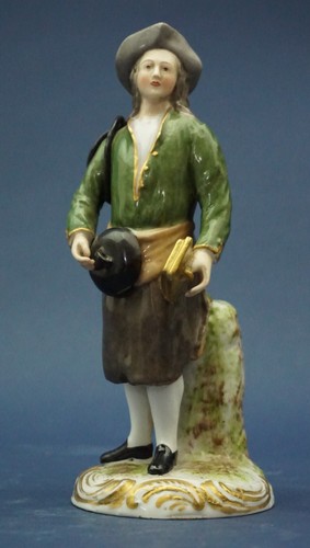 OLD PARIS Porcelain Sculpture Figure Pot seller Boilermaker 1800 19th as Sevres - Picture 8 of 24
