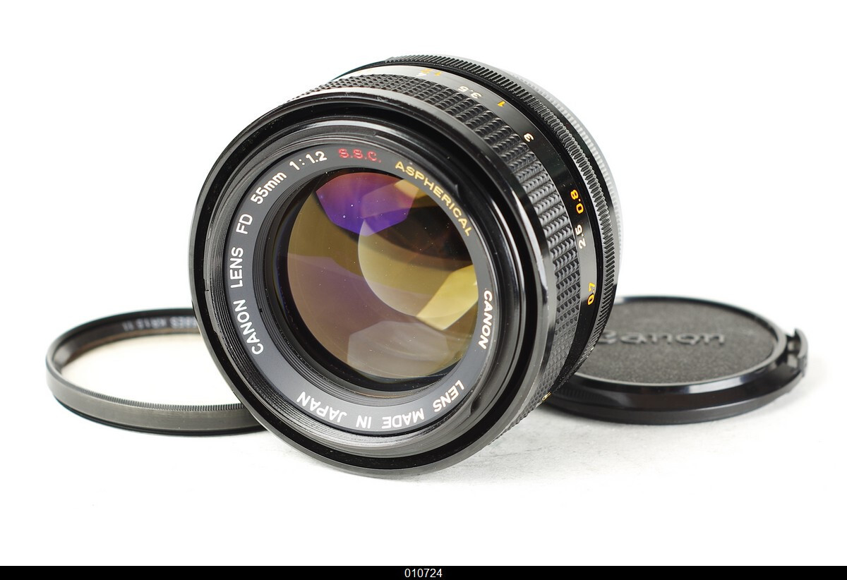 CANON キヤノン FD 55mm F1.2 SSC ASPHERICAL Canon FD 55mm F/1.2 S.S.C. Aspherical Lens *EX* | eBay