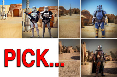 Star Wars Battlefront Tatooine Collectibles DETOLF POSTER