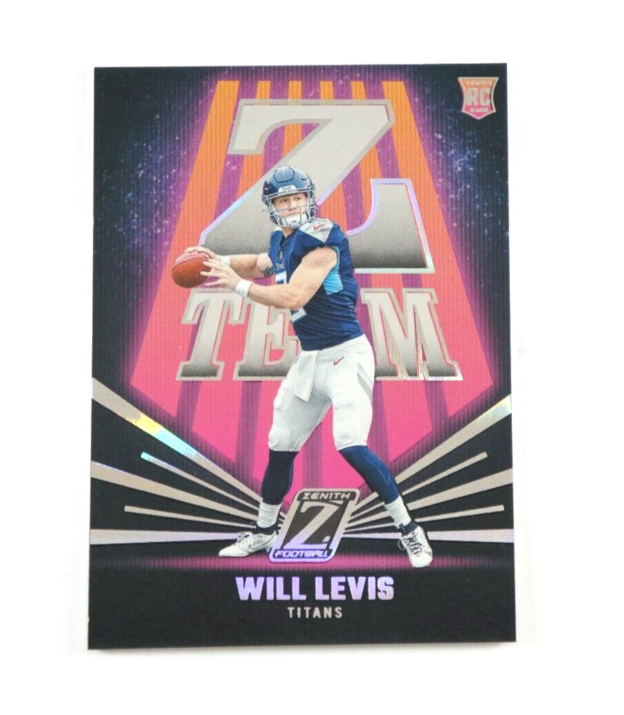 2023 Panini Zenith Will Levis Z-Team Rookie RC #24