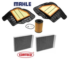 Air Filter Lt & Rt + Oil Filter + AC Cabin Filter Set 5pcs OEM for BMW V8 4.4L