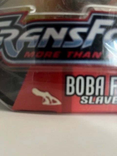 TRANSFORMERS / STAR WARS : BOBA FETT SLAVE 1 ONE ACTION FIGURE - BNIB SOME WEAR - Image 4 of 4