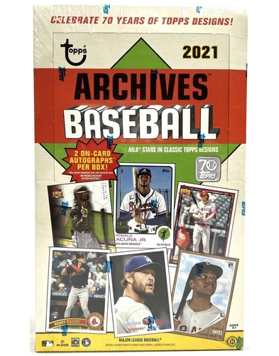2021 TOPPS ARCHIVES BASEBALL HOBBY BOX NEW FACTORY SEALED