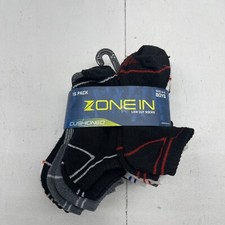 Zonein Multicolored 15 Pack Low Cut Socks Youth Boys Size 6-8 New