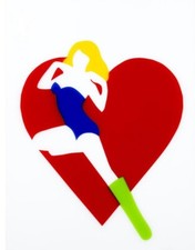 quadro Pin Up Love Di Marco Lodola Misura 50x70seri Collage Firmate In Originale