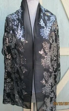  beautiful shawls cotton  matrial  whit emboriedy seqence lovely floral desigen 