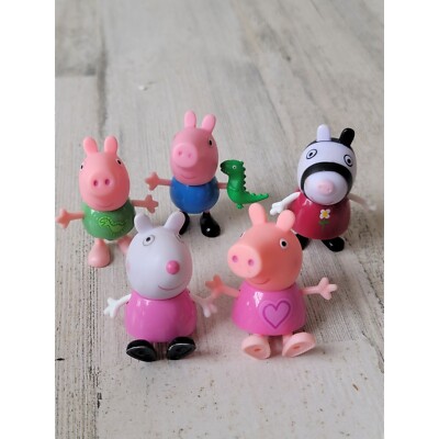 Peppa Pig George suzy sheep zara zebra play set toy figure