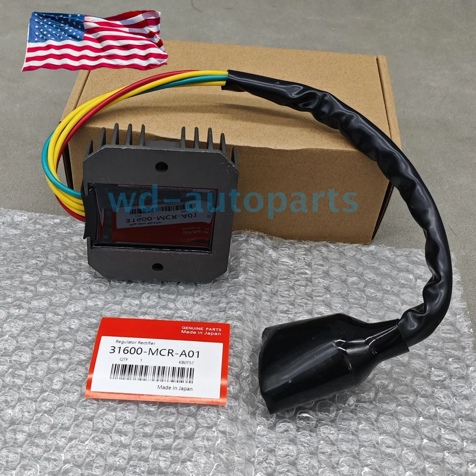 New Regulator Rectifier Voltage For Honda VT750 Shadow 01-07 31600-MCR-A01 USA — 第 3/4 张图片