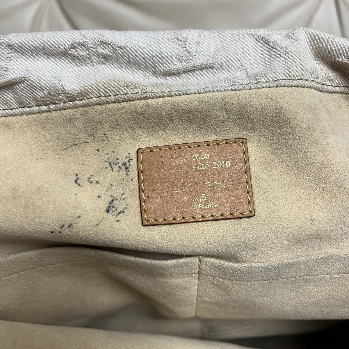 VTG LOUIS VUITTON Denim Orange Ombre Sunrise Large Messenger VTG LOUIS VUITTON Denim Orange Ombre Sunrise Large Messenger