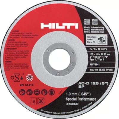 HILTI Special Performance  4-1/2'' Grinding Wheels 436655