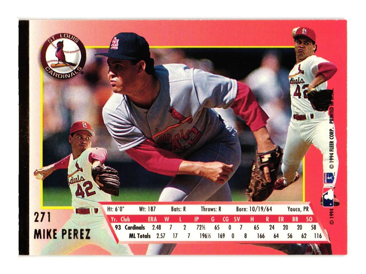 1994 Ultra #271 Mike Perez St. Louis Cardinals | eBay