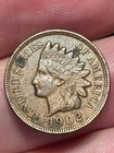 1902 Indian Head Cent Penny- XF Details